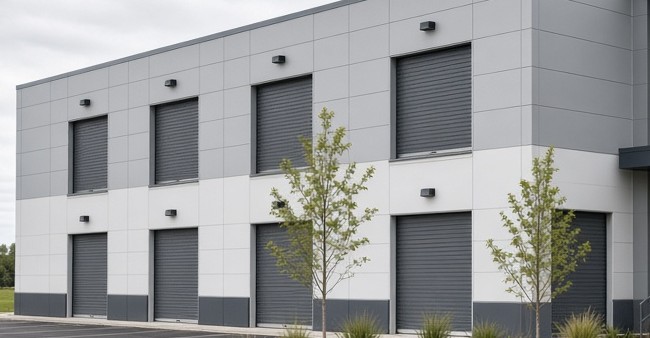 Climate-controlled self-storage building